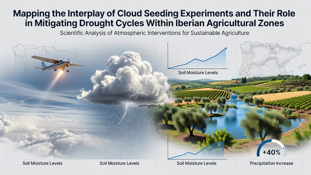 Mapping the Interplay of Cloud Seeding Experiments and Their Role in Mitigating Drought Cycles Within Iberian Agricultural Zones